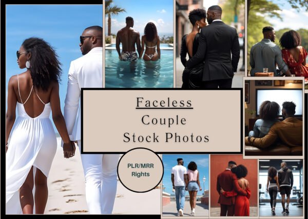 Faceless Couple Bundle- Melanin