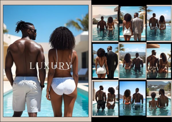 Faceless Couple Bundle- Melanin - Image 4
