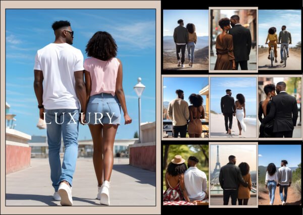 Faceless Couple Bundle- Melanin - Image 3